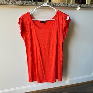 BANANA REPUBLIC ruffle cap sleeve top